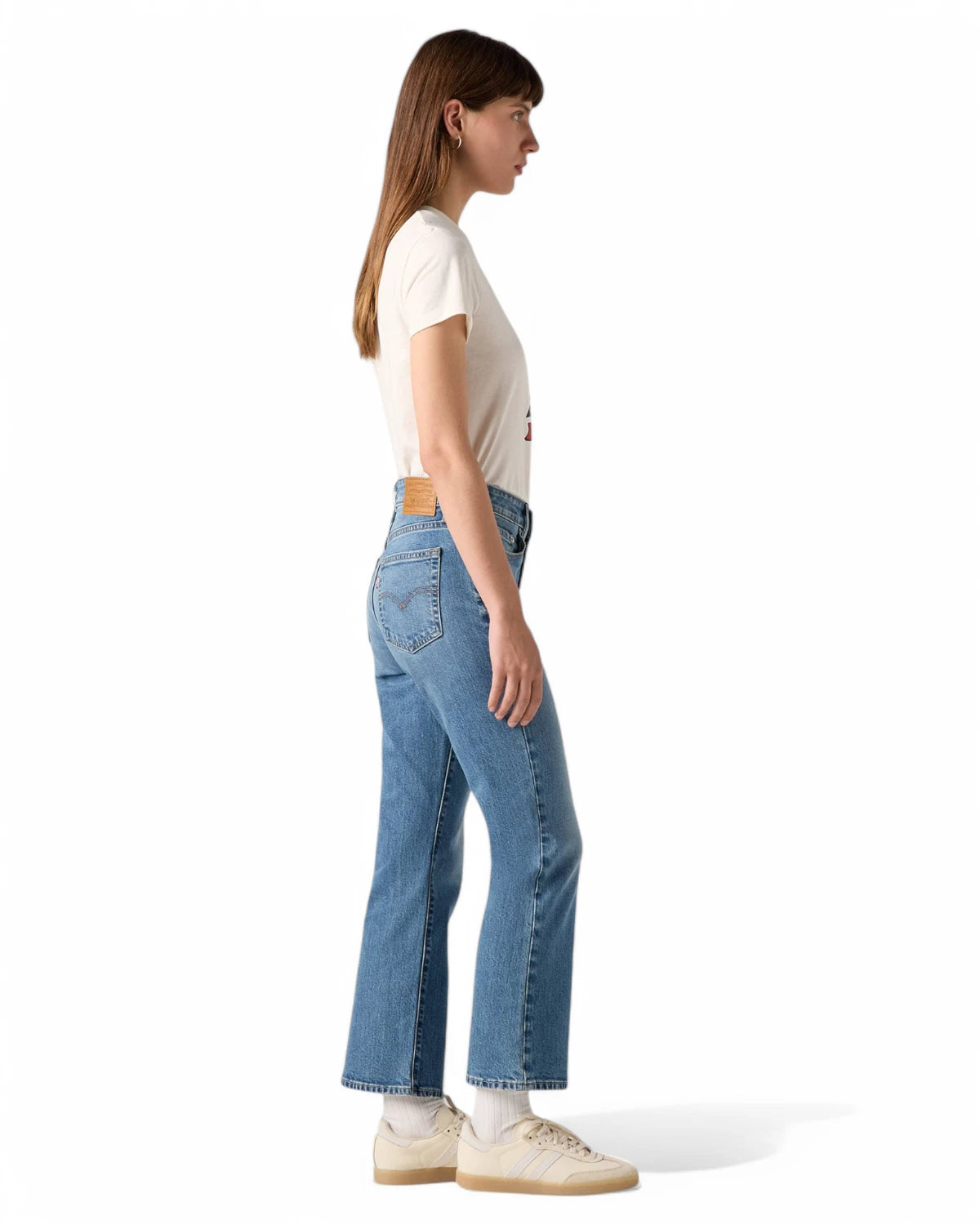 Jeans Donna Levi’s 725™ Kick Boot Vita Alta - Kick Start Blu-Jeans-LEVI'S-Vittorio Citro Boutique