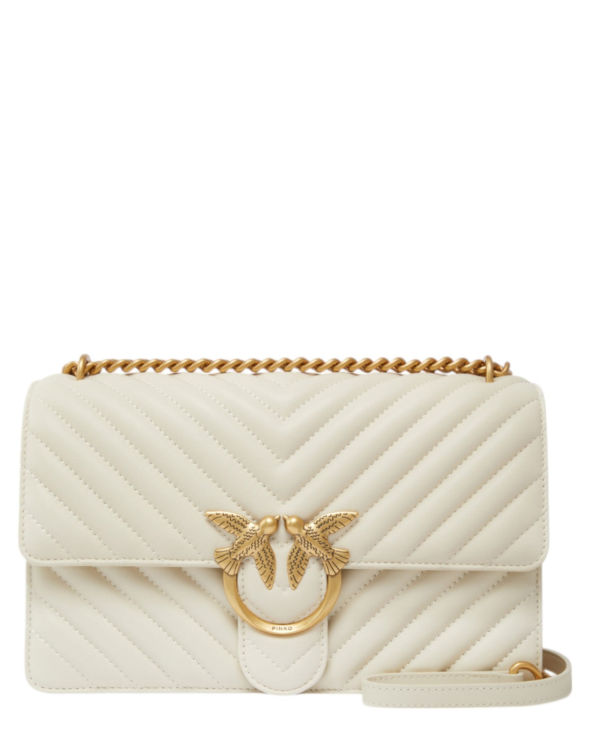 Classic love bag one chevron-Borse a spalla-Pinko-Vittorio Citro Boutique