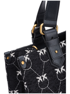 Borsa shopper box jacquard monogram-Pinko-Borse a mano-Vittorio Citro Boutique