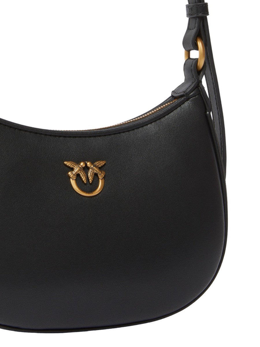 Baby borsa a spalla Half Moon in pelle-Pinko-Borse a spalla-Vittorio Citro Boutique