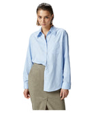 Camicia Corea in Oxford di Cotone Azzurra-Pinko-Camicie-Vittorio Citro Boutique