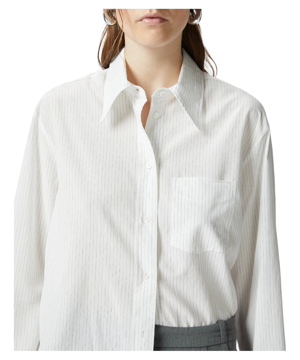 Camicia Classica a Righe Verticali Corea-Pinko-Camicie-Vittorio Citro Boutique