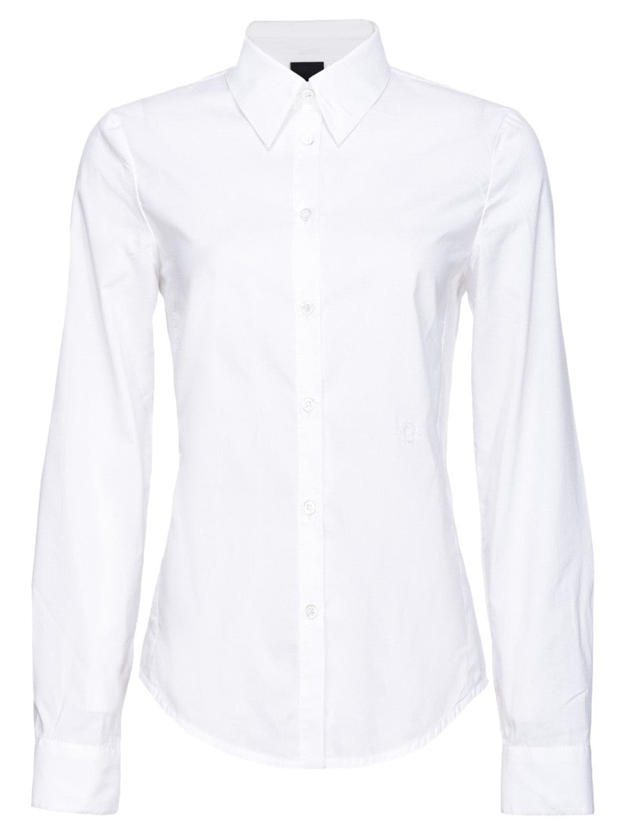 Cuba camicia slim in popeline-Pinko-Camicie-Vittorio Citro Boutique