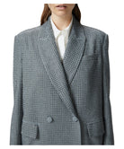 Blazer Deledda Oversize Doppiopetto con Strass-Pinko-Giacche-Vittorio Citro Boutique