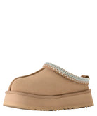 Sabot Tazz in Pelle Scamosciata con Suola Plateau-Ciabatte-Ugg-Vittorio Citro Boutique