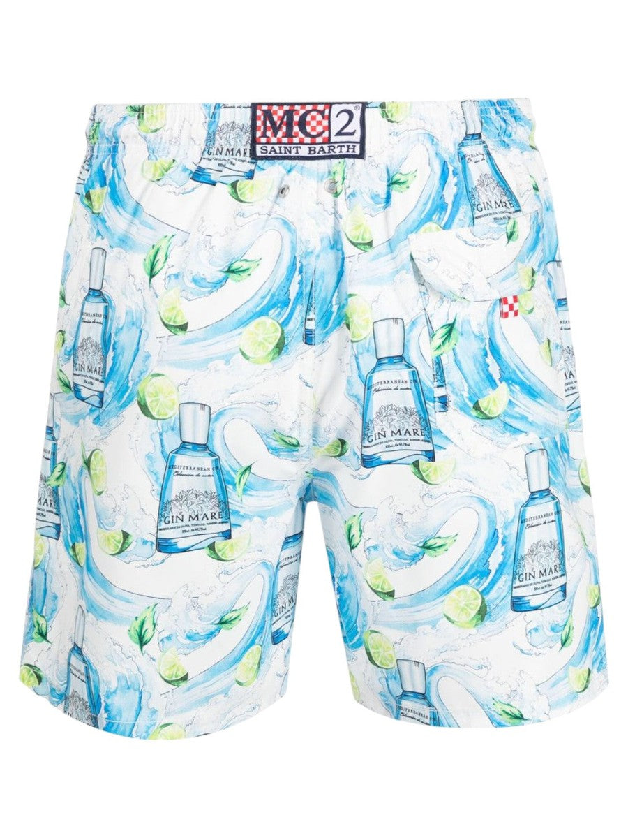 Costume da Bagno Uomo Gustavia Stampa Gin Mare-Mc2 Saint Barth-Costumi da bagno-Vittorio Citro Boutique