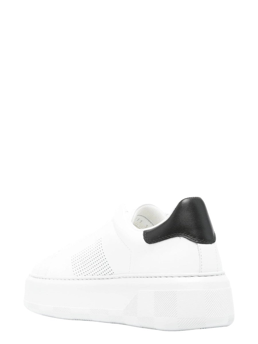 Sneakers Chunky Court in Pelle con Microforature-Woolrich-Sneakers-Vittorio Citro Boutique