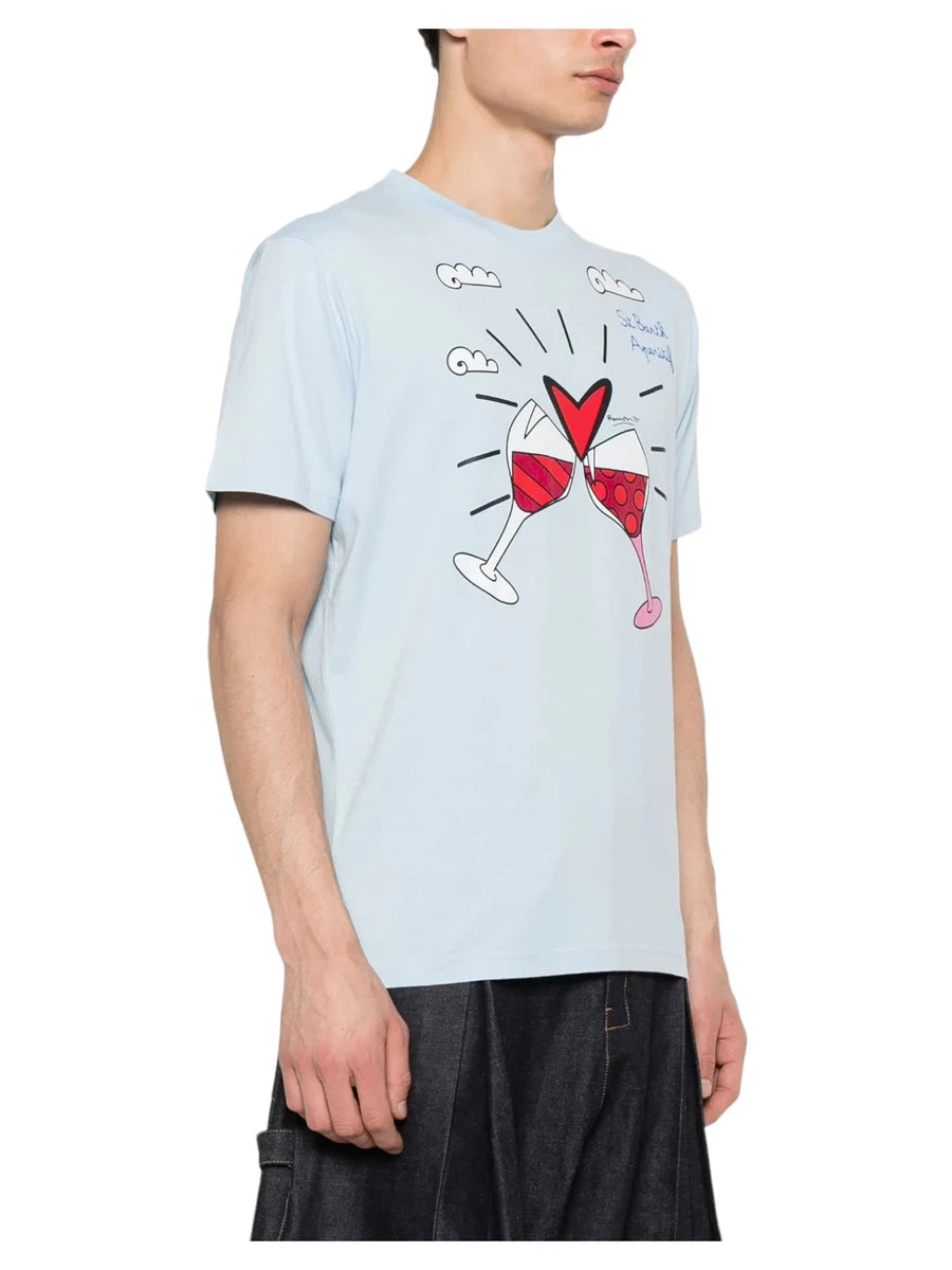 T-Shirt Grafica X Britto-Mc2 Saint Barth-T-shirt-Vittorio Citro Boutique