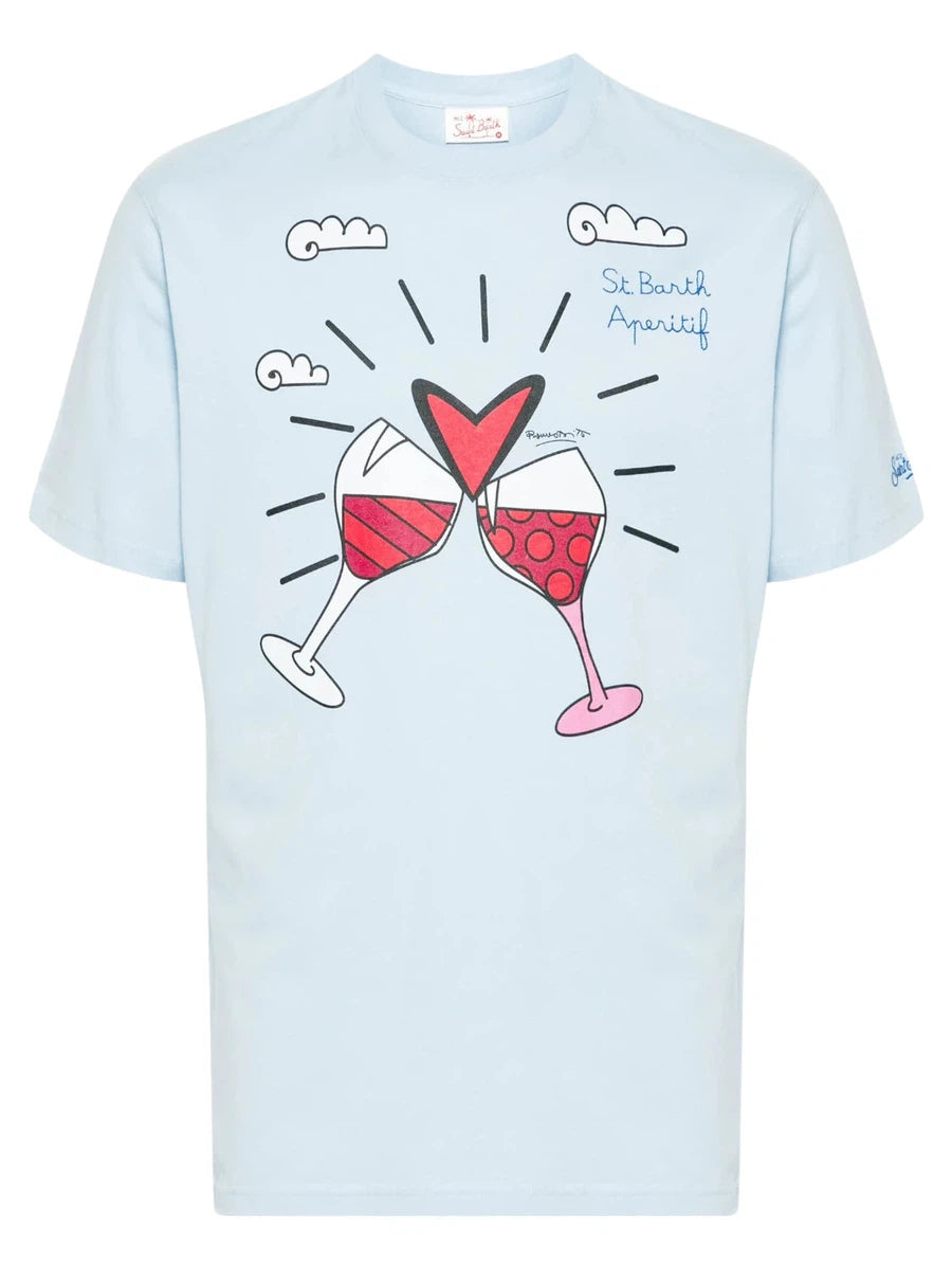 T-Shirt Grafica X Britto-Mc2 Saint Barth-T-shirt-Vittorio Citro Boutique