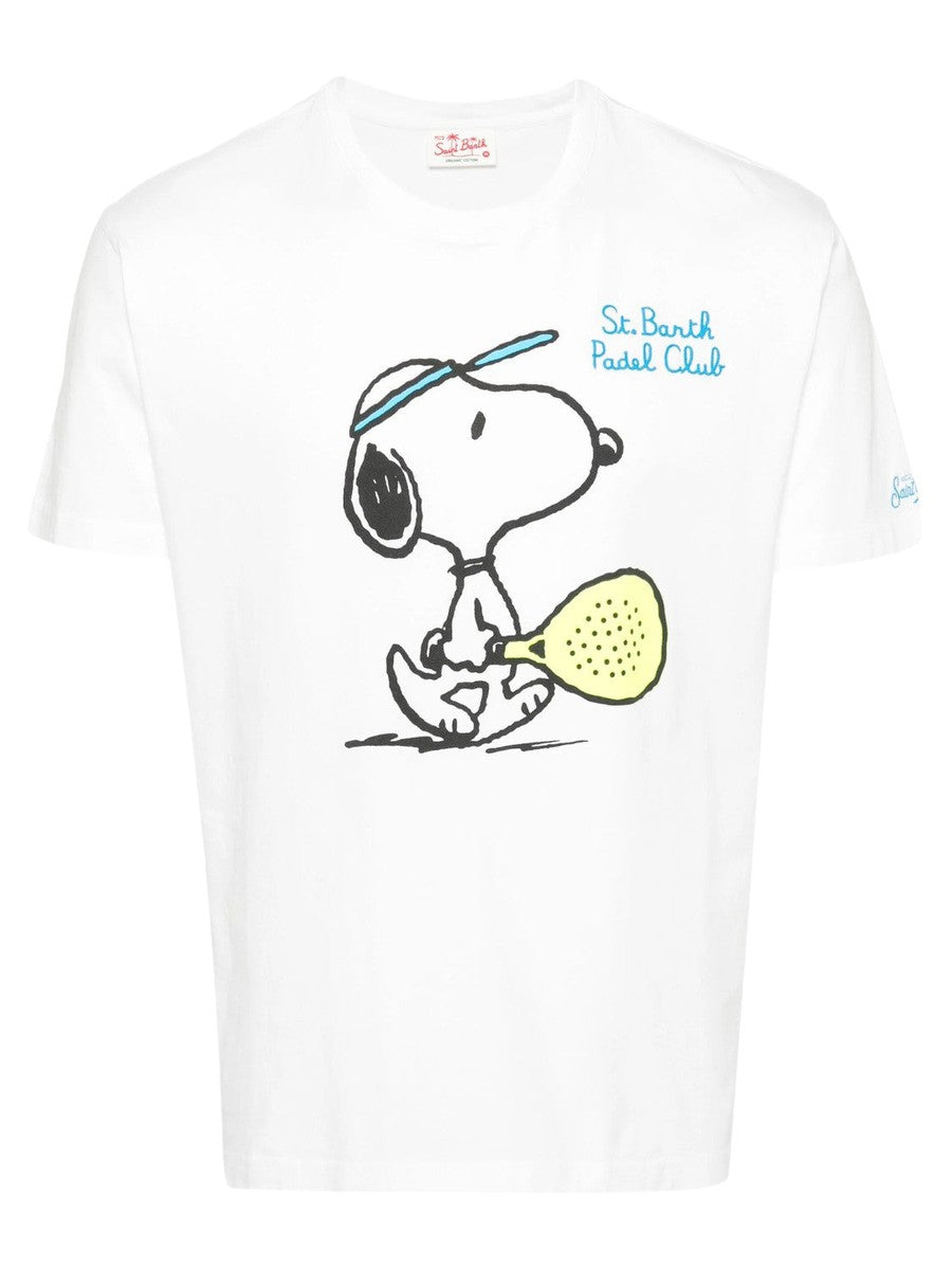 T-Shirt "Snoopy Padel" Peanuts™-Mc2 Saint Barth-T-shirt-Vittorio Citro Boutique