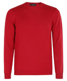 Maglione in lana rosso cardinale-Roberto Collina-Maglieria-Vittorio Citro Boutique