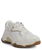 Sneakers in Pelle Beige con Inserti in Camoscio-ASH-Sneakers-Vittorio Citro Boutique