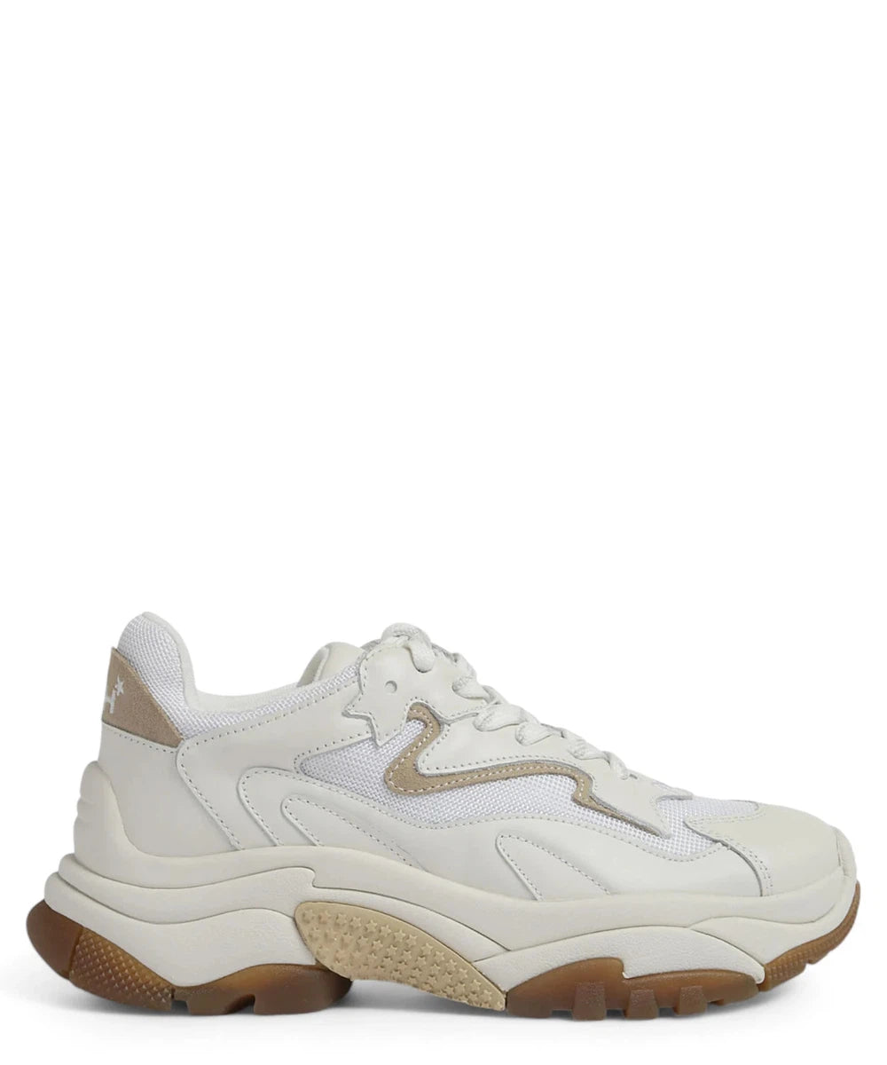 Sneakers in Pelle Beige con Inserti in Camoscio-ASH-Sneakers-Vittorio Citro Boutique