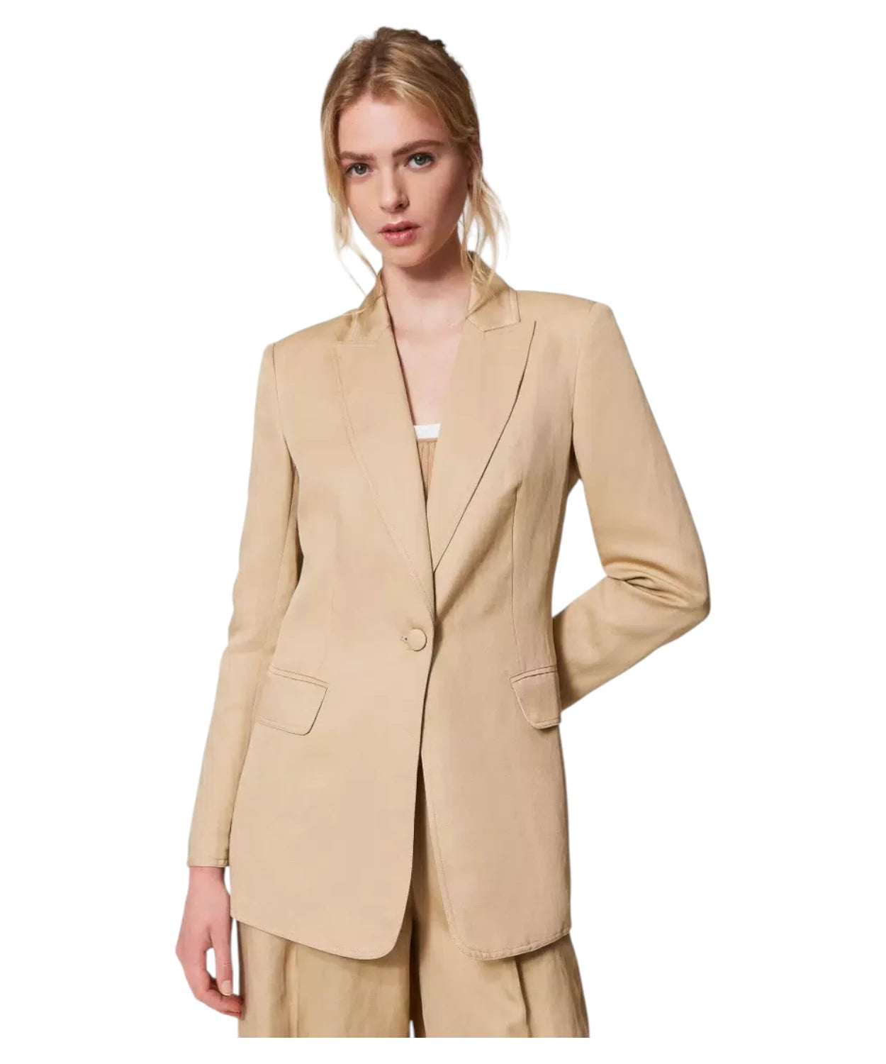 Giacca Blazer Monopetto-Giacche-Twinset-Vittorio Citro Boutique