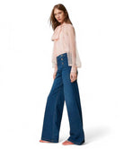 Jeans Flared Twinset con Bottoni Décor-Twinset-Jeans-Vittorio Citro Boutique