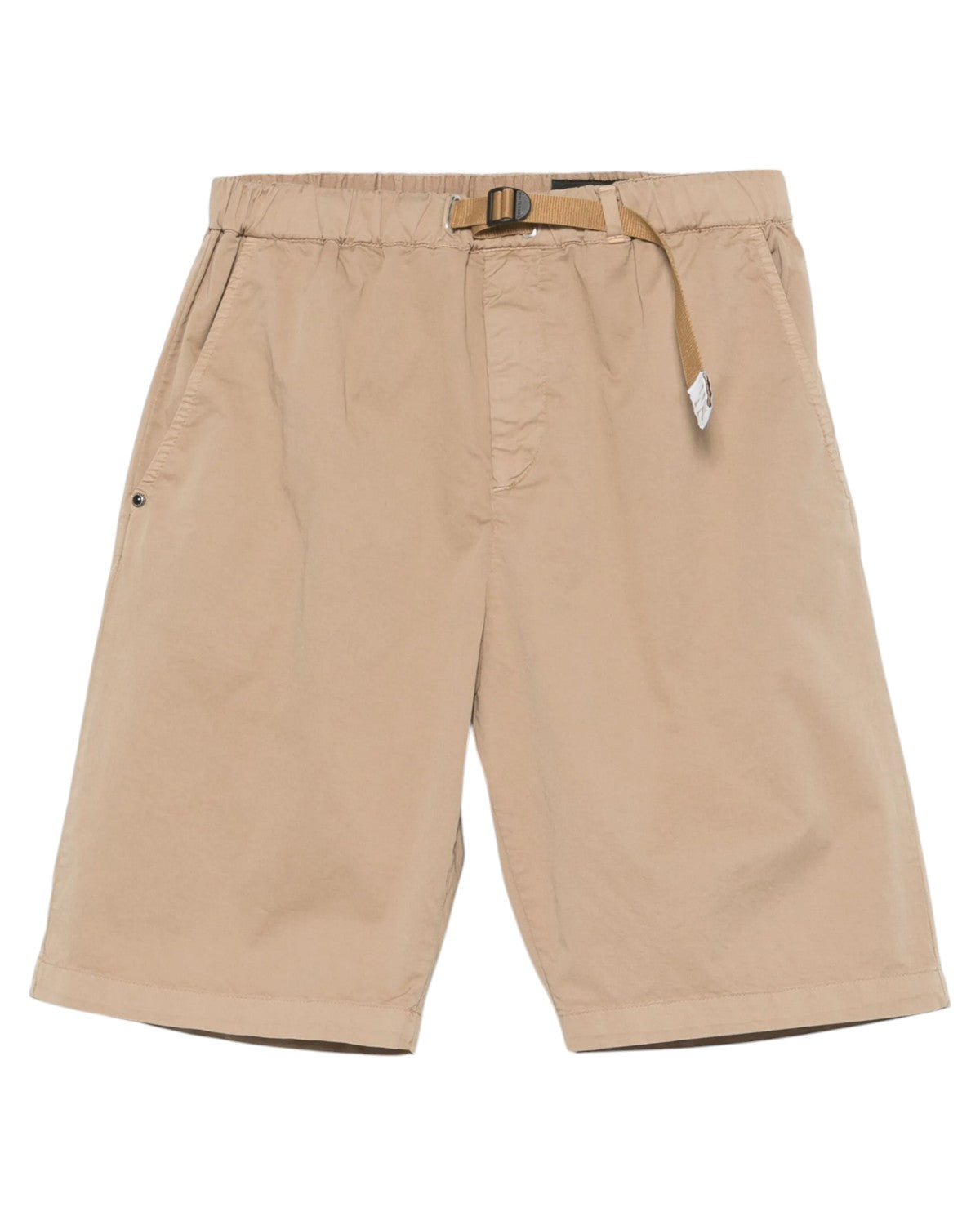 Shorts Kevin in Cotone Stretch-Shorts-WHITE SAND-Vittorio Citro Boutique