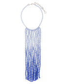 Collana con Frange e Perline Blu-Emporio Armani-Collane-Vittorio Citro Boutique