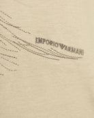 T-shirt Emporio Armani Beige con Ricamo-Emporio Armani-T-shirt-Vittorio Citro Boutique