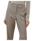 Pantaloni Brown in Flanella Stretch-Pantaloni-Marella-Vittorio Citro Boutique