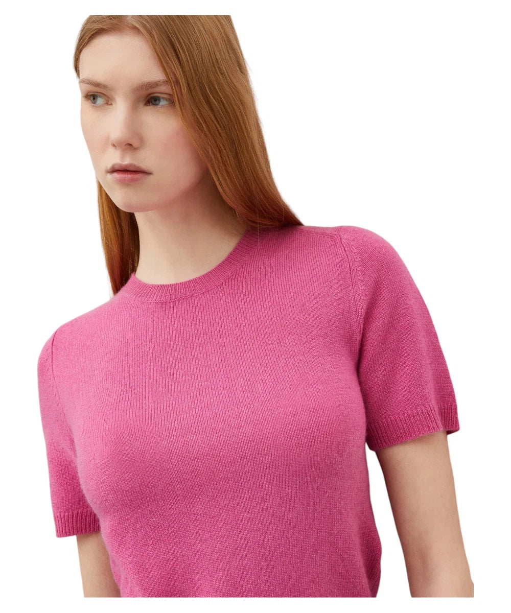 T-shirt Netto in Lana e Cashmere con Fit Aderente-Marella-Maglieria-Vittorio Citro Boutique