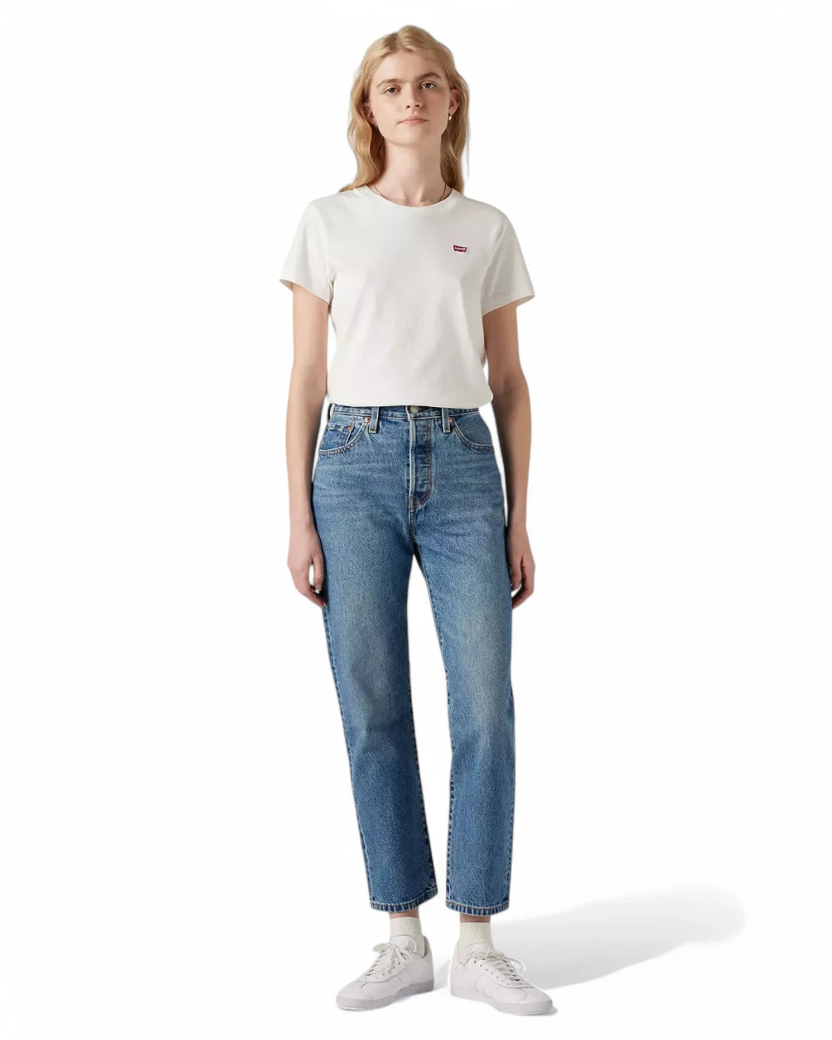 Jeans 501® Accorciati Vita Alta-Jeans-LEVI'S-Vittorio Citro Boutique