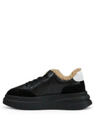 Sneakers Impuls Fur Nere con Suola Rialzata-ASH-Sneakers-Vittorio Citro Boutique