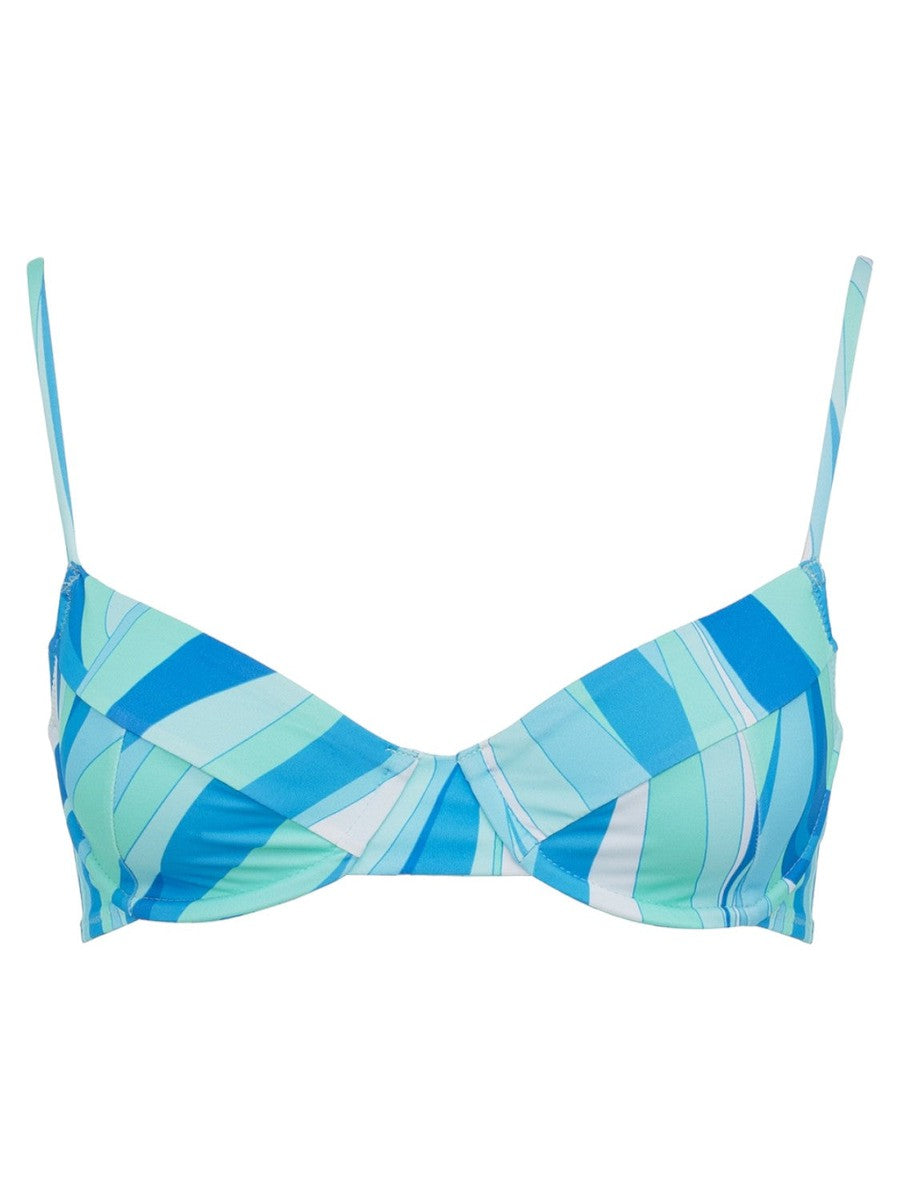 Bralette con Ferretto Stampa Wave-Costumi da bagno-Mc2 Saint Barth-Vittorio Citro Boutique