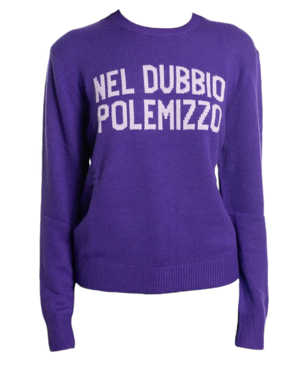 Maglione Girocollo 'Nel Dubbio Polemizzo'-Mc2 Saint Barth-Maglieria-Vittorio Citro Boutique