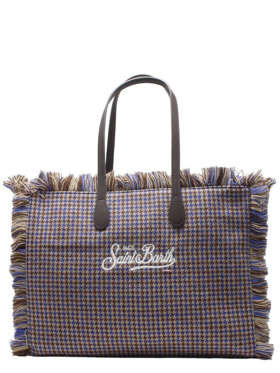 Borsa Vanity stampa pied de poule-Mc2 Saint Barth-Borse a spalla-Vittorio Citro Boutique