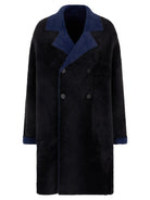 Cappotto Doppiopetto Reversibile in tessuto Mohair-Cappotti-Emporio Armani-Vittorio Citro Boutique