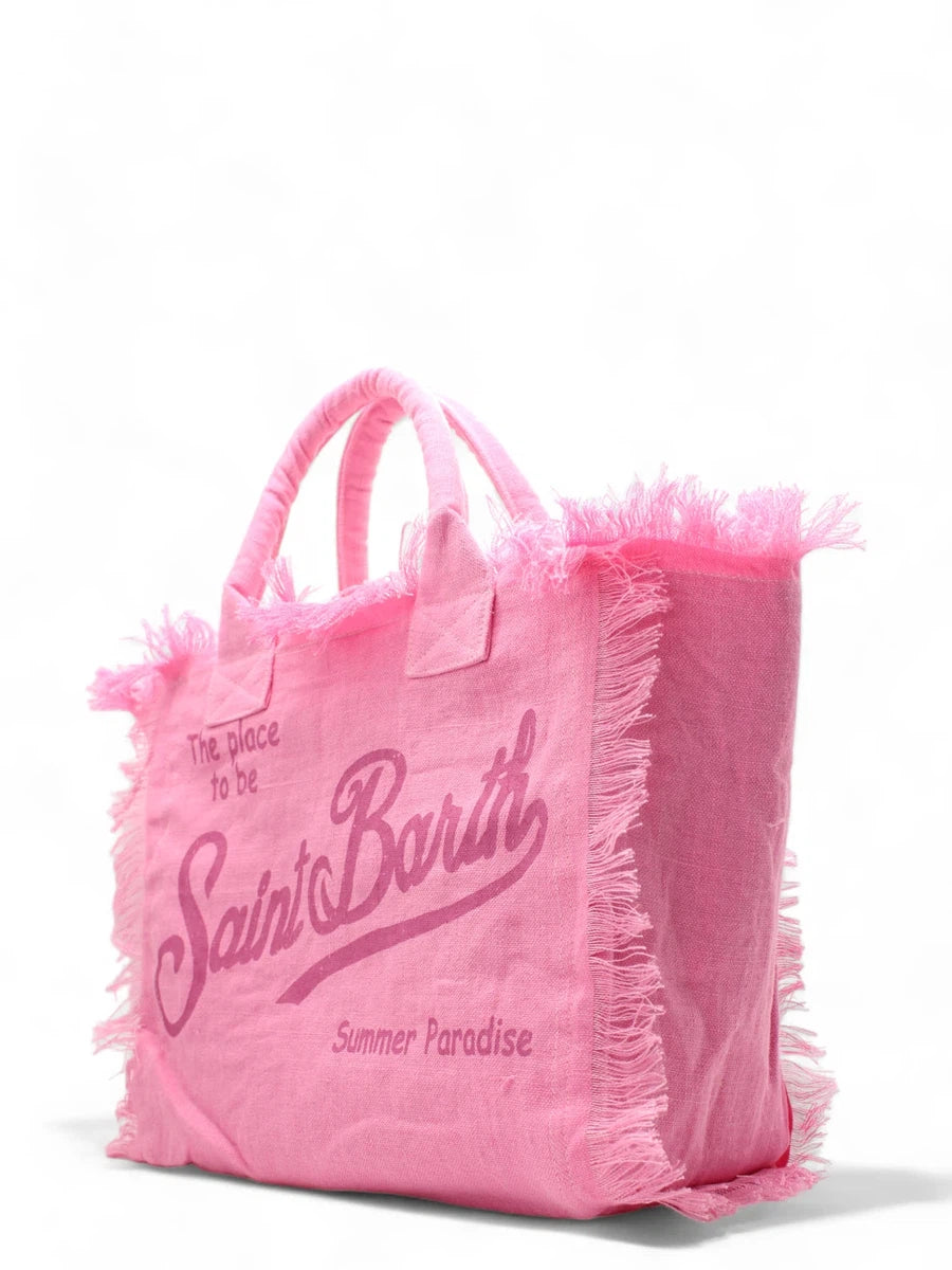 Borsa tote Vanity in lino-Mc2 Saint Barth-Borse a spalla-Vittorio Citro Boutique