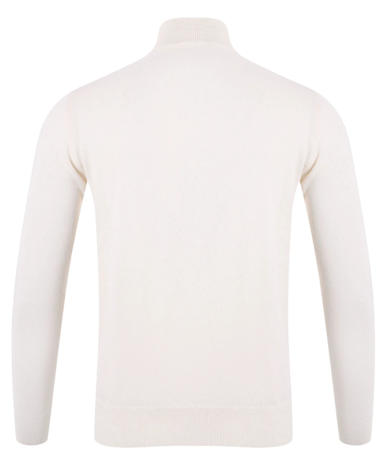 Maglione Dolcevita Bond in Misto Cashmere Bianco-Maglieria-Mc2 Saint Barth-Vittorio Citro Boutique