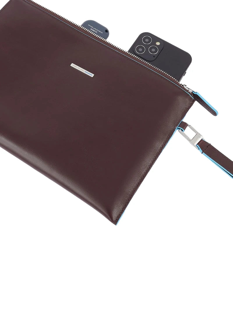 Pochette Stretta con Scomparto per iPad® Mini-Pochette-Piquadro-Vittorio Citro Boutique