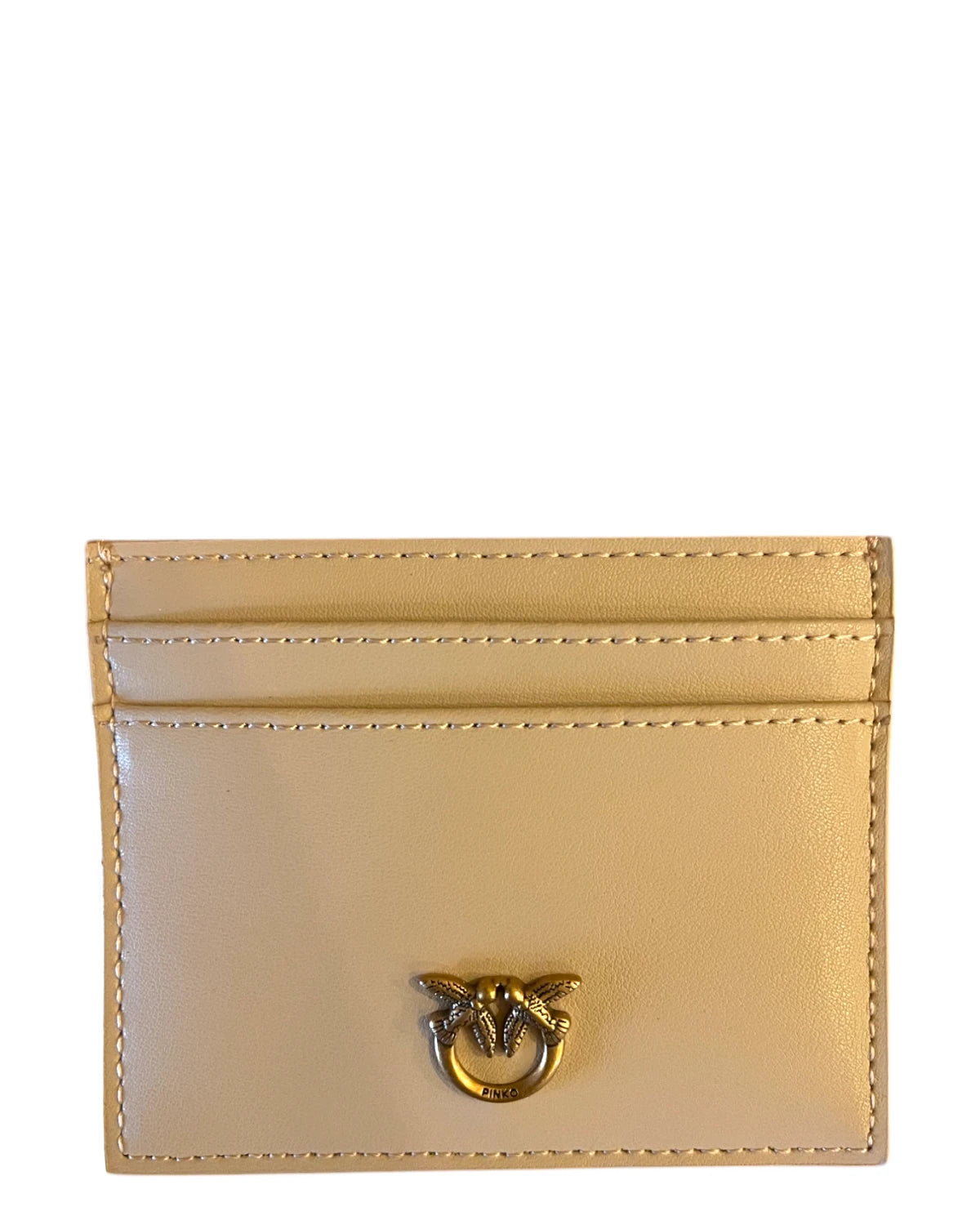 Pinko Love Birds Leather Card Holder-Portadocumenti-Pinko-Vittorio Citro Boutique