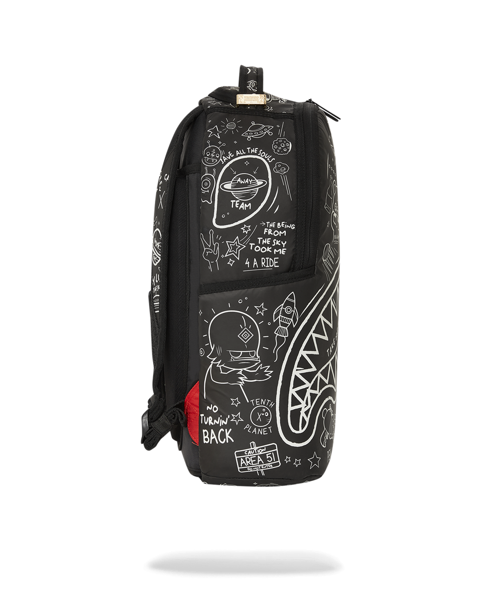 GLOW IN DARK INTERGALACTIC DOODLES DLXS BACKPACK-Sprayground-Zaini-Vittorio Citro Boutique