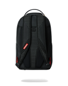 SHARK CENTRAL: 2.0: BLACK ON BLACK DLXSV BACKPACK-Sprayground-Zaini-Vittorio Citro Boutique