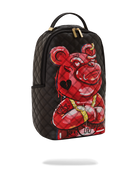 HAND PAINTED DIABLO BEAR DLXVF BACKPACK-Sprayground-Zaini-Vittorio Citro Boutique