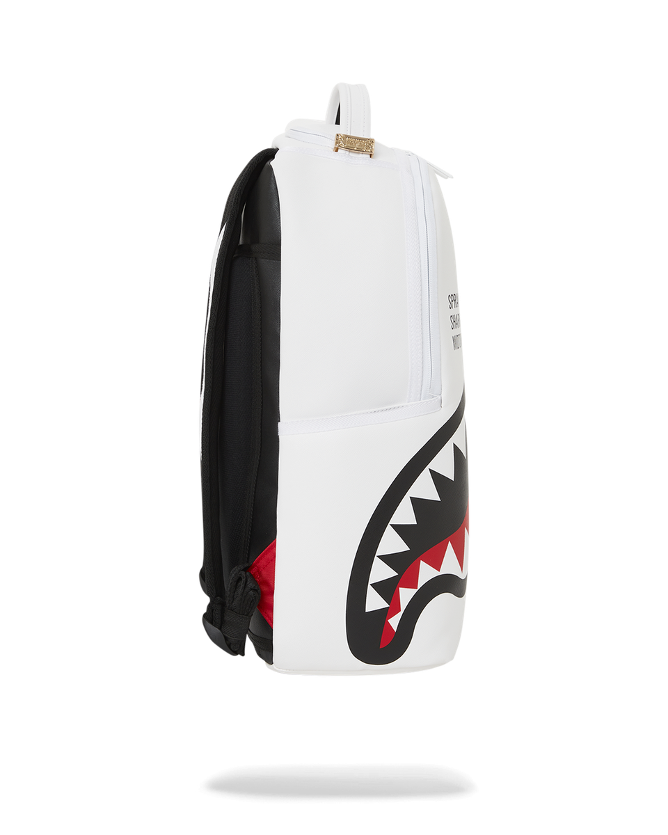 SHARK CENTRAL 2.0 WHITE BACKPACK-Sprayground-Zaini-Vittorio Citro Boutique