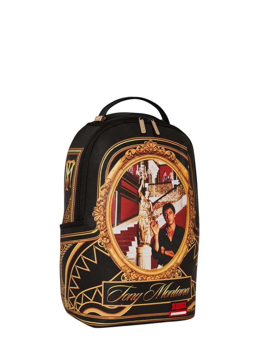 Zaino Sprayground Scarface Stairs Backpack Nero-Sprayground-Zaini-Vittorio Citro Boutique