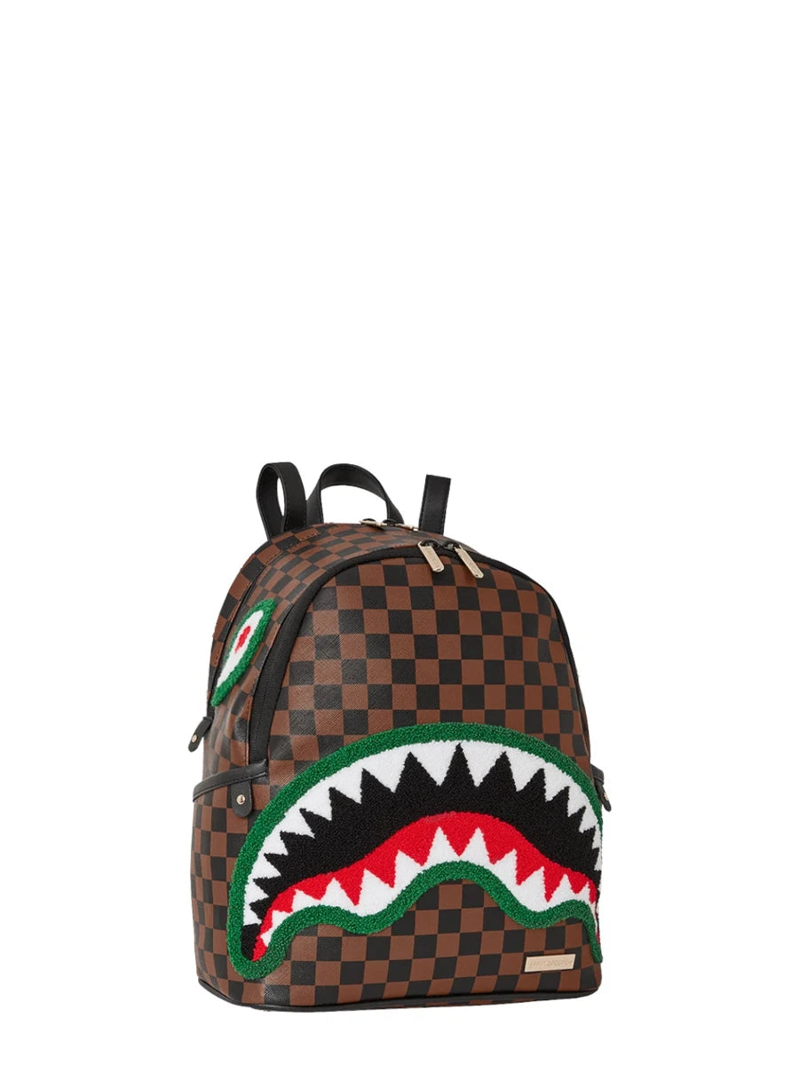 Zaino Sprayground Chenille Sip Savage Marrone-Sprayground-Zaini-Vittorio Citro Boutique