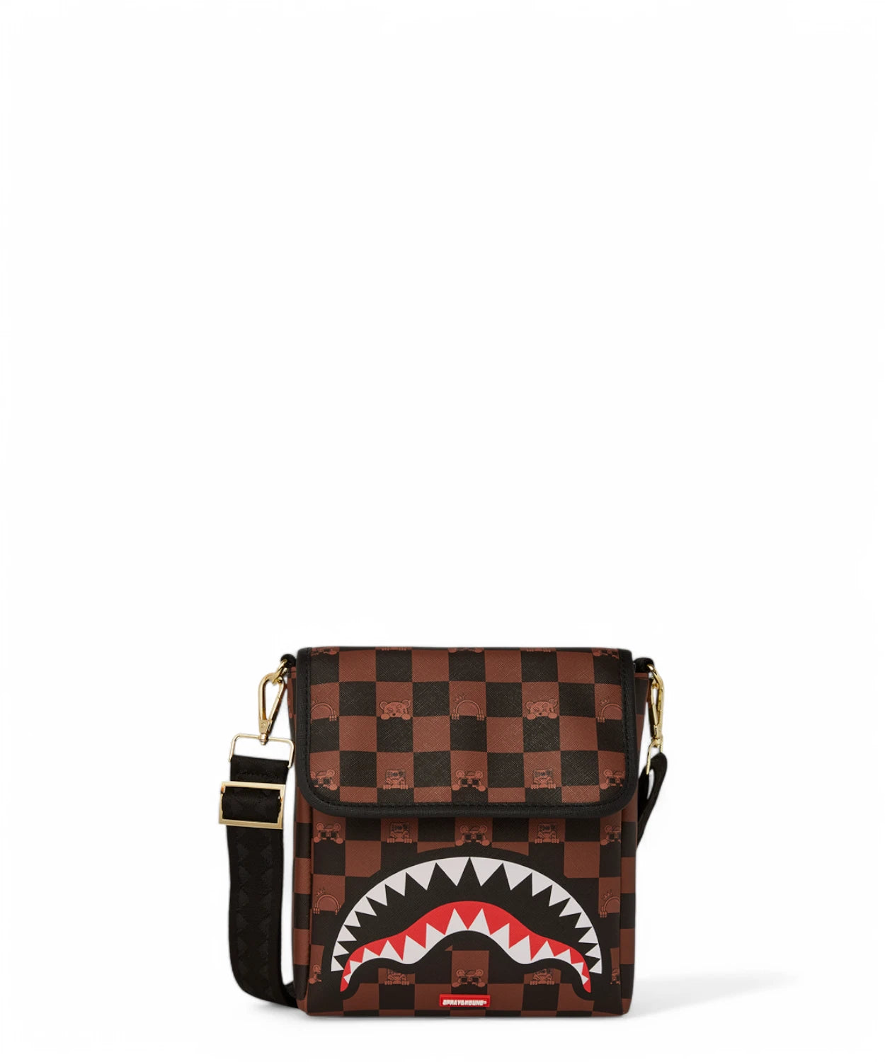 Messenger Sprayground Peeking Character Check-Tracolle & messenger-Sprayground-Vittorio Citro Boutique