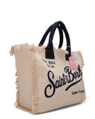 Borsa Vanity MC2 Saint Barth in Tela Beige-Mc2 Saint Barth-Borse a mano-Vittorio Citro Boutique