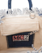 Borsa Mini Vanity in Tela di Cotone Blu Jeans-Mc2 Saint Barth-Borse a mano-Vittorio Citro Boutique