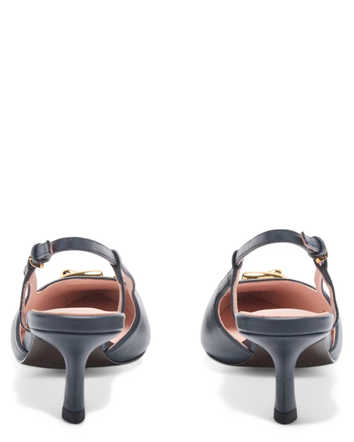 Slingback in Pelle con Tacco 65mm e Logo Iconico-Coccinelle-Slingback-Vittorio Citro Boutique