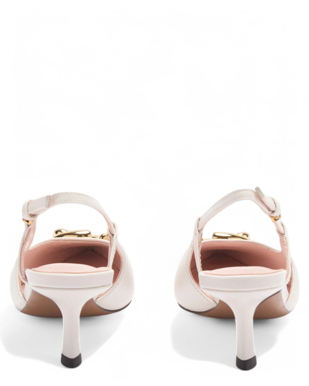 Slingback in Pelle con Tacco 65mm e Logo Iconico-Coccinelle-Slingback-Vittorio Citro Boutique