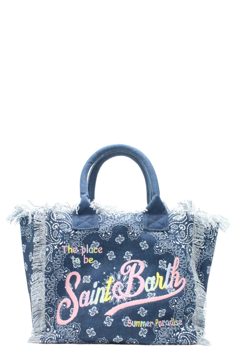 Borsa Vanity in canvas Bandana-Mc2 Saint Barth-Borse a spalla-Vittorio Citro Boutique