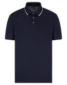 Polo in Piquet Stretch con Ricamo Micro Eagle-Emporio Armani-Polo-Vittorio Citro Boutique