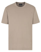 T-shirt i in jersey jacquard di puro cotone-T-shirt-Emporio Armani-Vittorio Citro Boutique