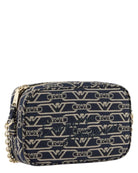 Camera Case in Canvas Jacquard Monogram con Tracolla a Catena-Emporio Armani-Borsette-Vittorio Citro Boutique