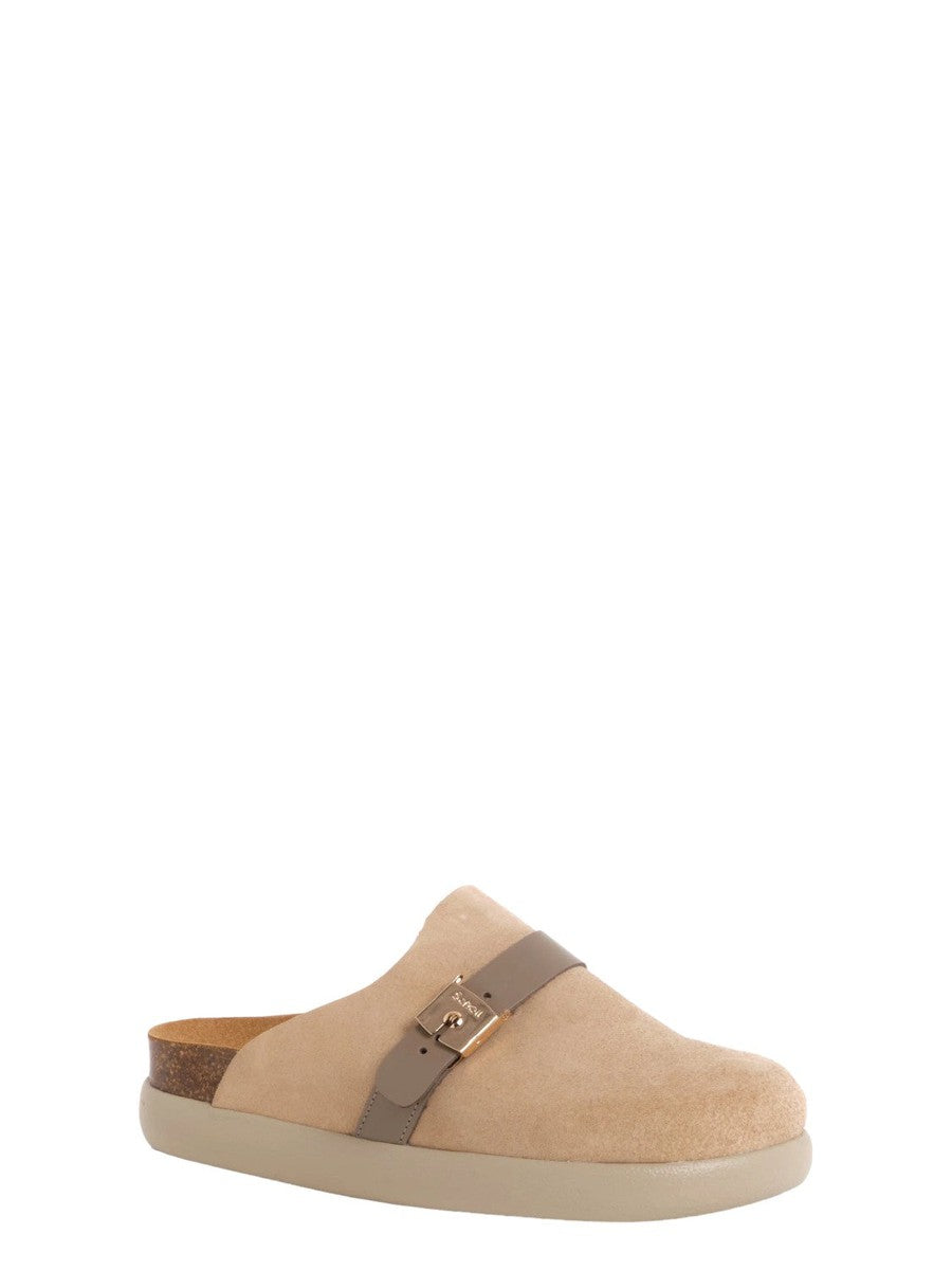 Zoccoli Camel Ivy Buckle-DR.SCHOLL-Sandali-Vittorio Citro Boutique